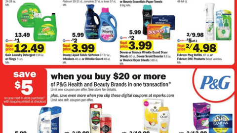 Meijer P&G 'Save $5' Features